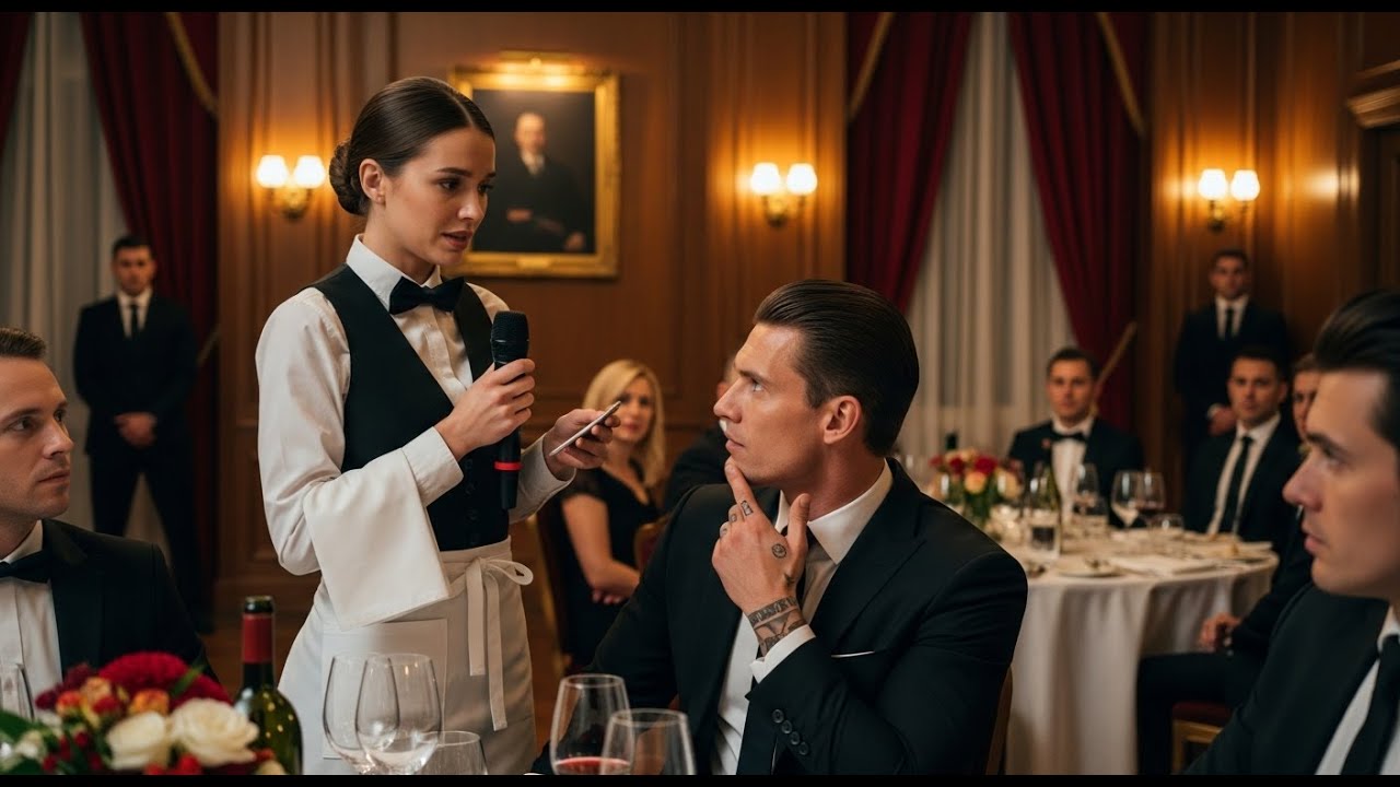 Se canti quest'aria, ti sposo! — il boss sogghigna; la cameriera zittisce la sala