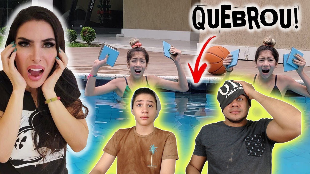 DESTRUIRAM A PISCINA! REAGINDO AO PLANETA DAS GÊMEAS