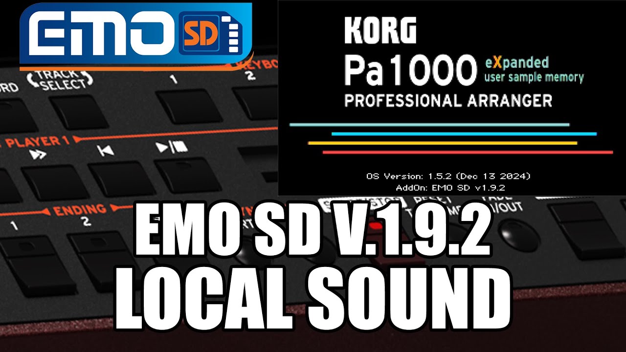 KORG PA1000 EMO SD V192 LOCAL SOUND