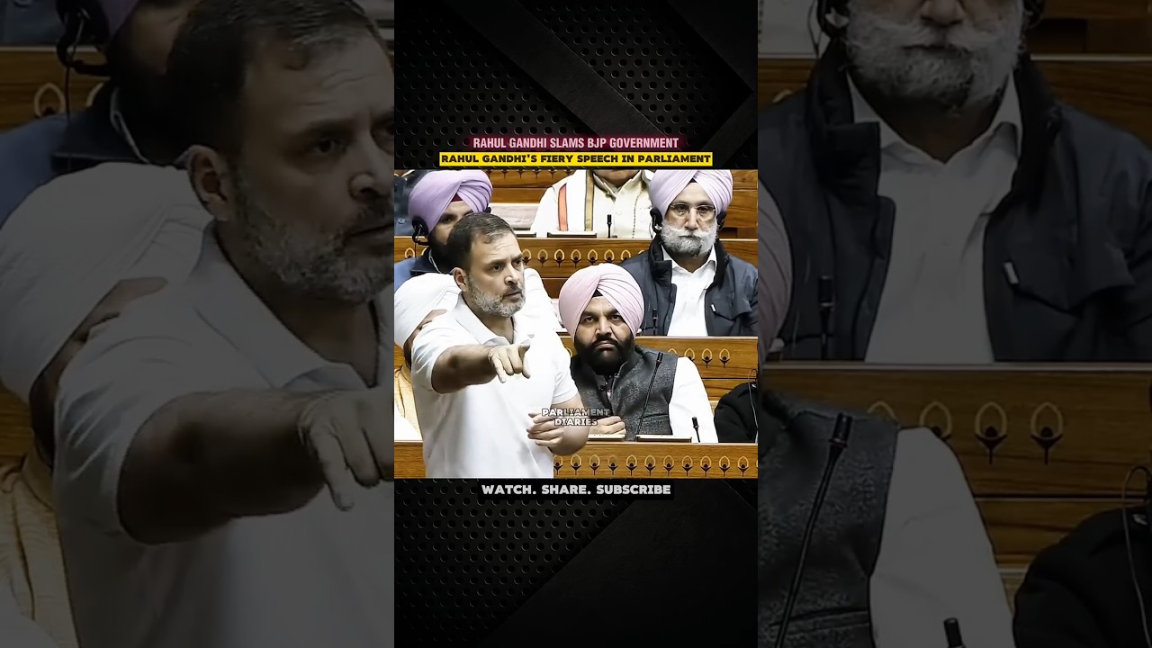 Rahul Gandhi's Powerful Remarks in Parliament | Slams BJP Government Over Paper Leak Issue