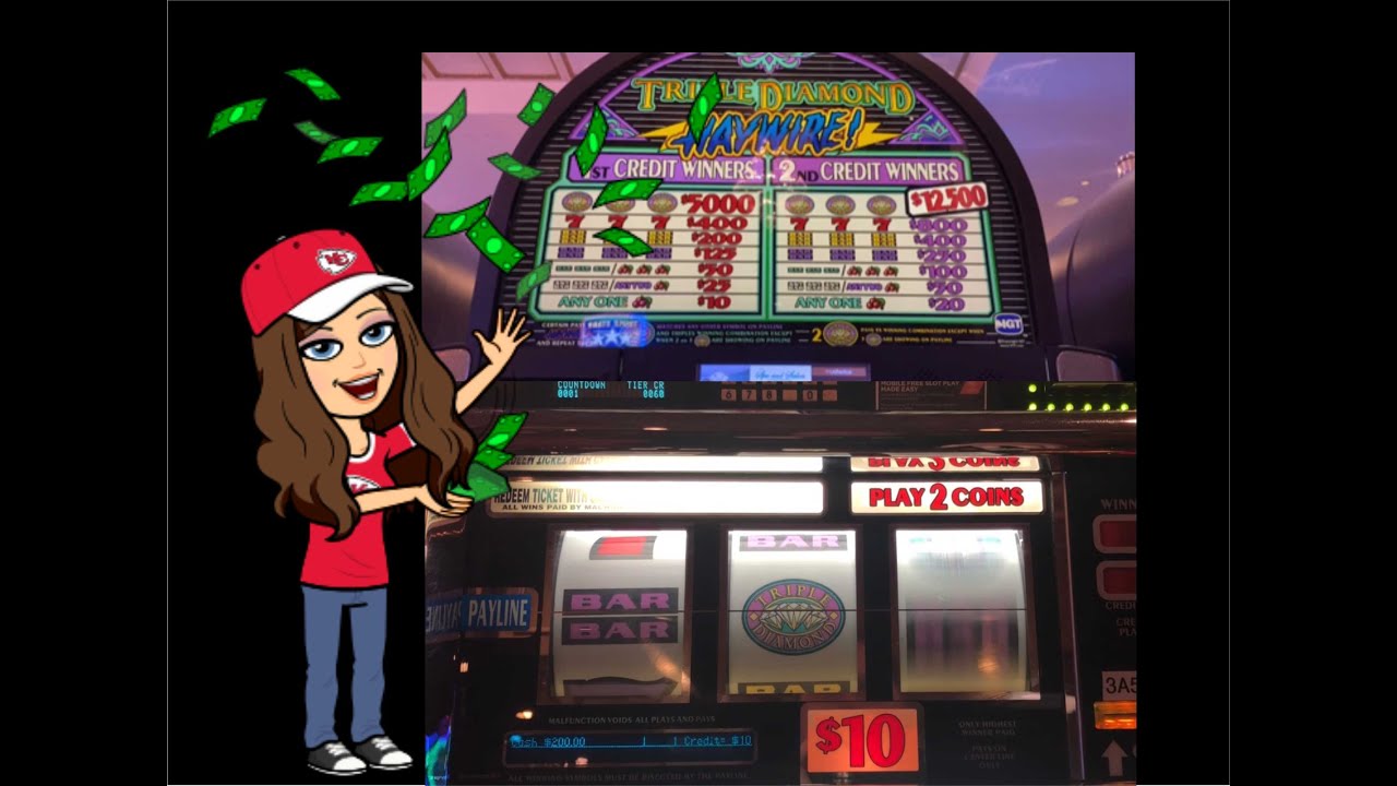 $20 Triple Double Diamond, $10 Triple Double Diamond Haywire *High Limit*