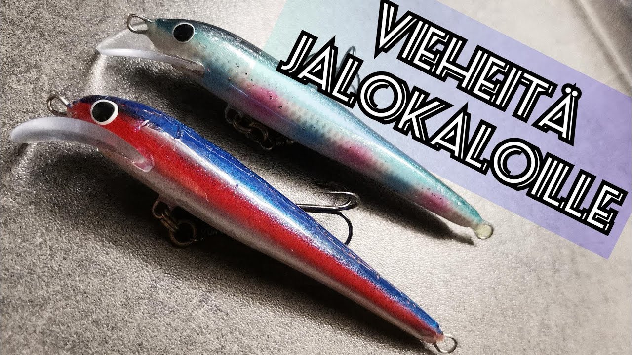 Käyää läpi lohikala vieheitä