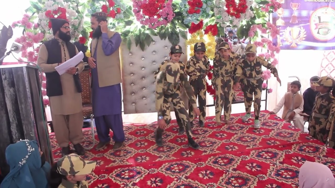 Azmey Ali Shan Hamara Pakistan Tabloo On Prize distribution cermney of(Al Farid Boys Midlle School )