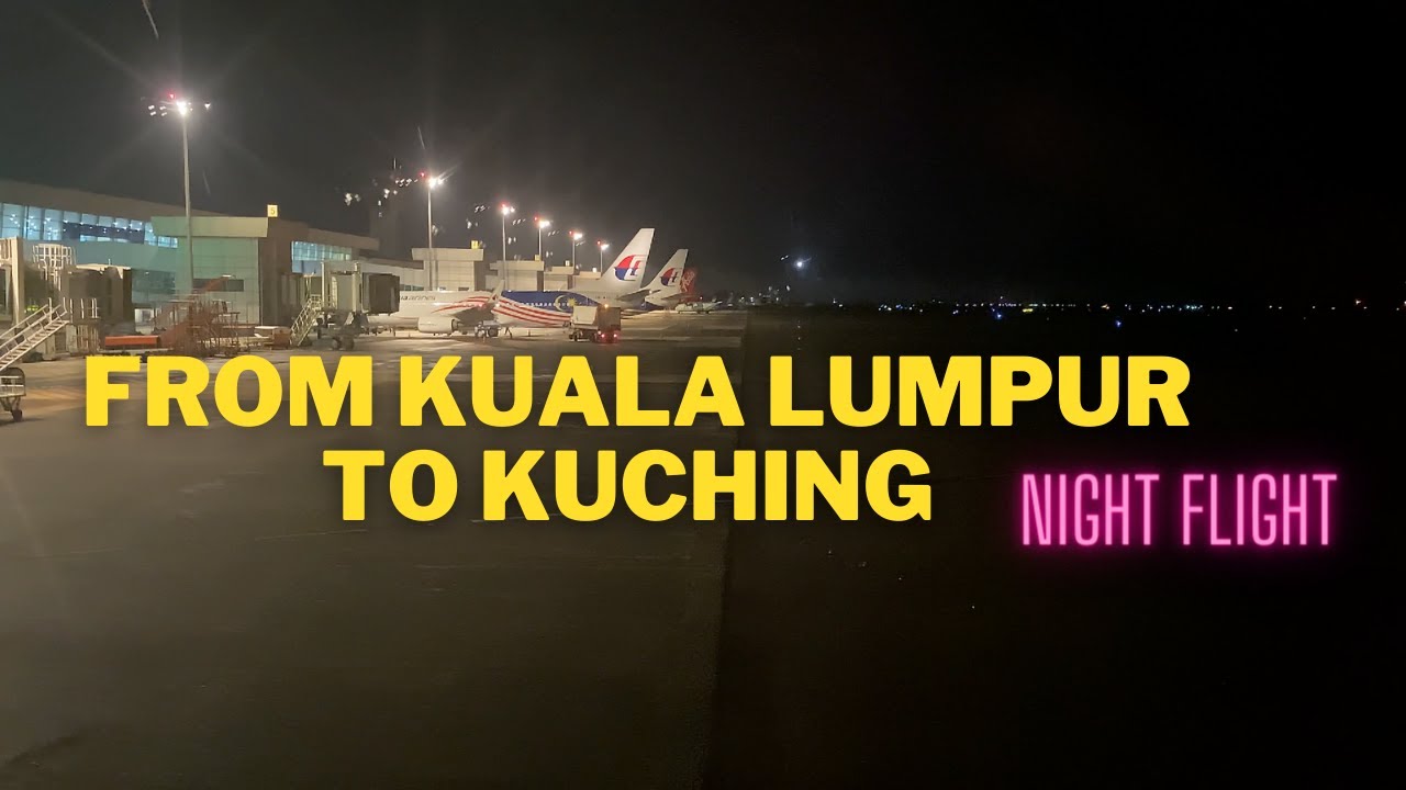 Flight from Kuala Lumpur to Kuching I extra KLIA 2 boarding area Tour I take off video