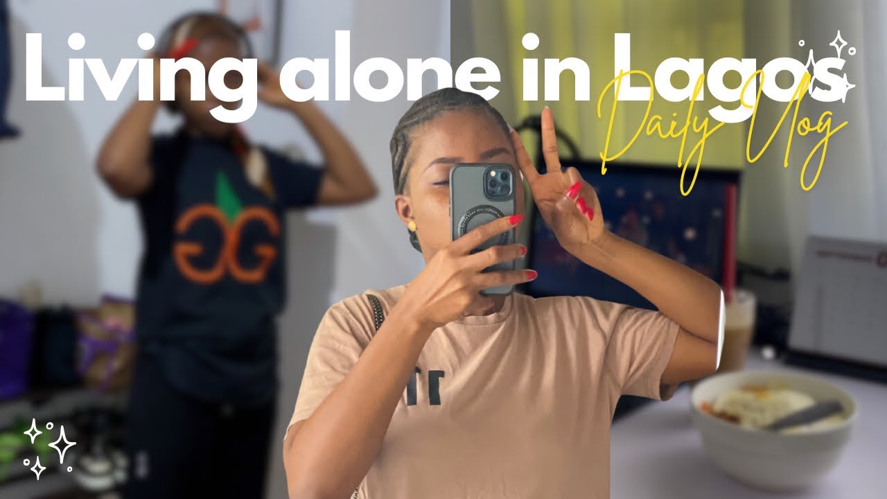 LIVING ALONE IN LAGOS | daily vlog,  work day, home reset, laundry, cooking… | francafrancis