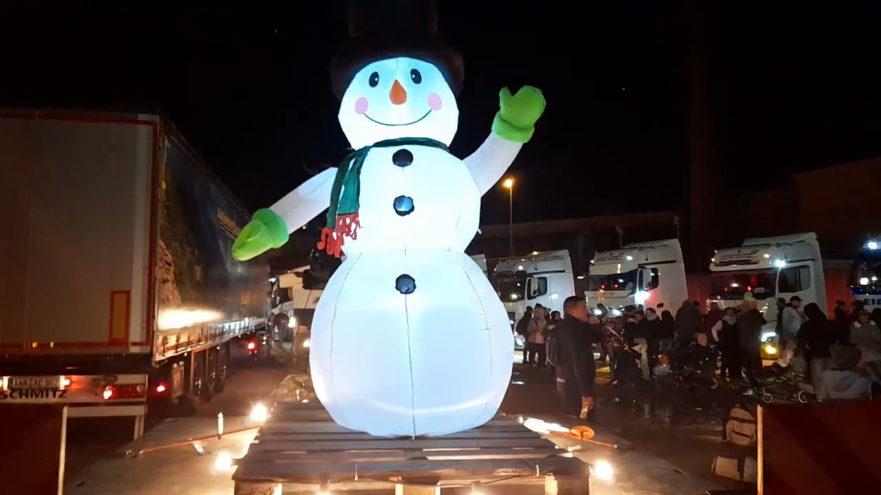 Lichterfest statt Lichterfahrt auf dem Annaberger Kätplatz 2024