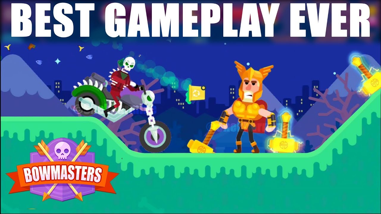 Bowmasters Best Gameplay Ever with Lil Dump Jeremy | #Shekharmine