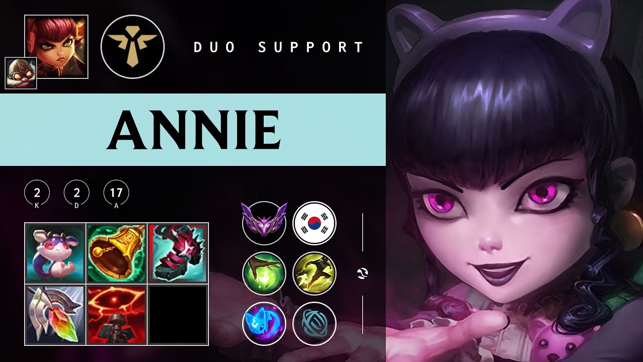 Annie Support vs Karma - KR Master Patch 25.22