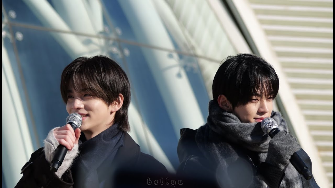 [4k] 241206 뮤직뱅크 투어스 라스트벨 미니 팬미팅 뮤뱅 미팬 직캠 tws fanmeeting shinyu dohoon focus