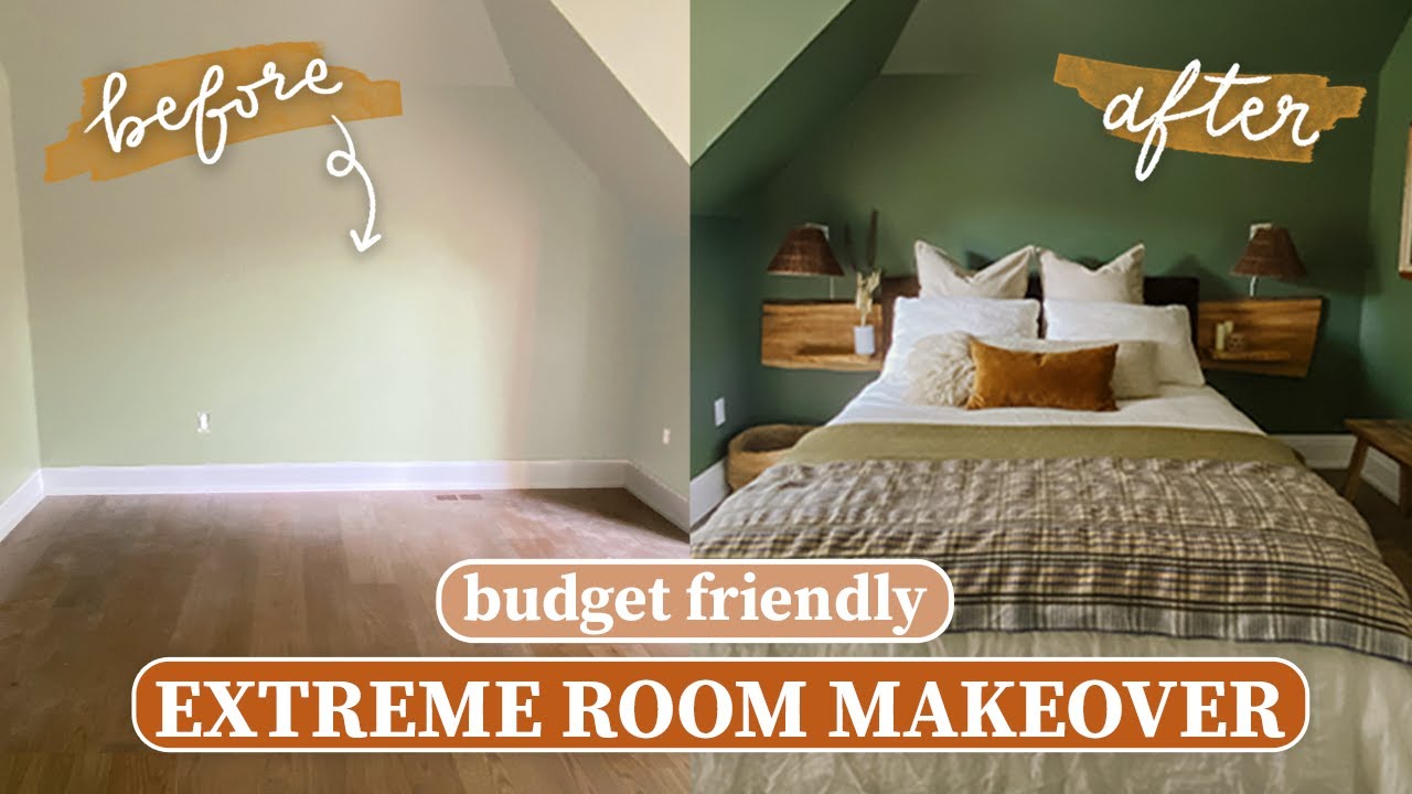trying to spend ZERO money on this extreme bedroom makeover