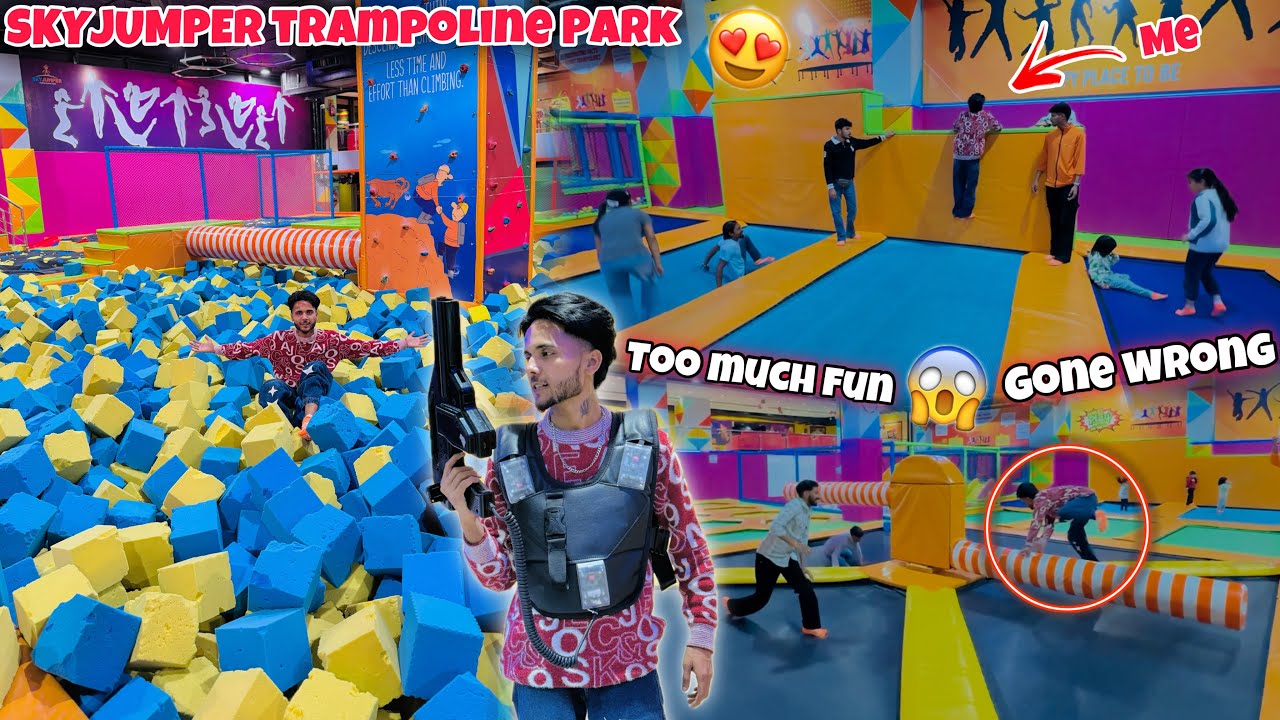 SKYJUMPER TRAMPOLINE PARK🤩 || Too Much Fun W/ Friends😍🙈 || Amritsar