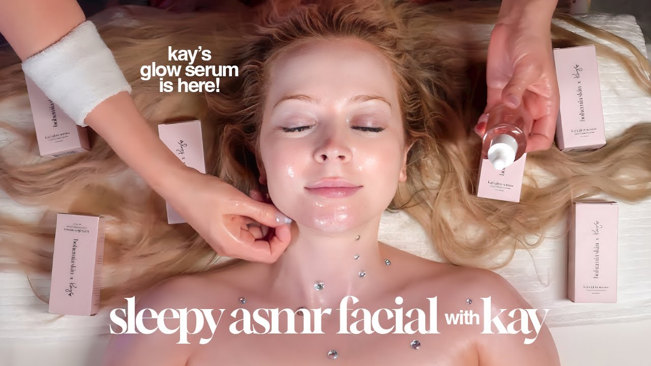 Relaxing ASMR Spa treatment  for sleep with Kaylee Dudley