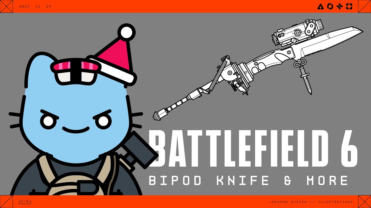 Cartoon Cat Builds: BF6 Bipod Knife & More