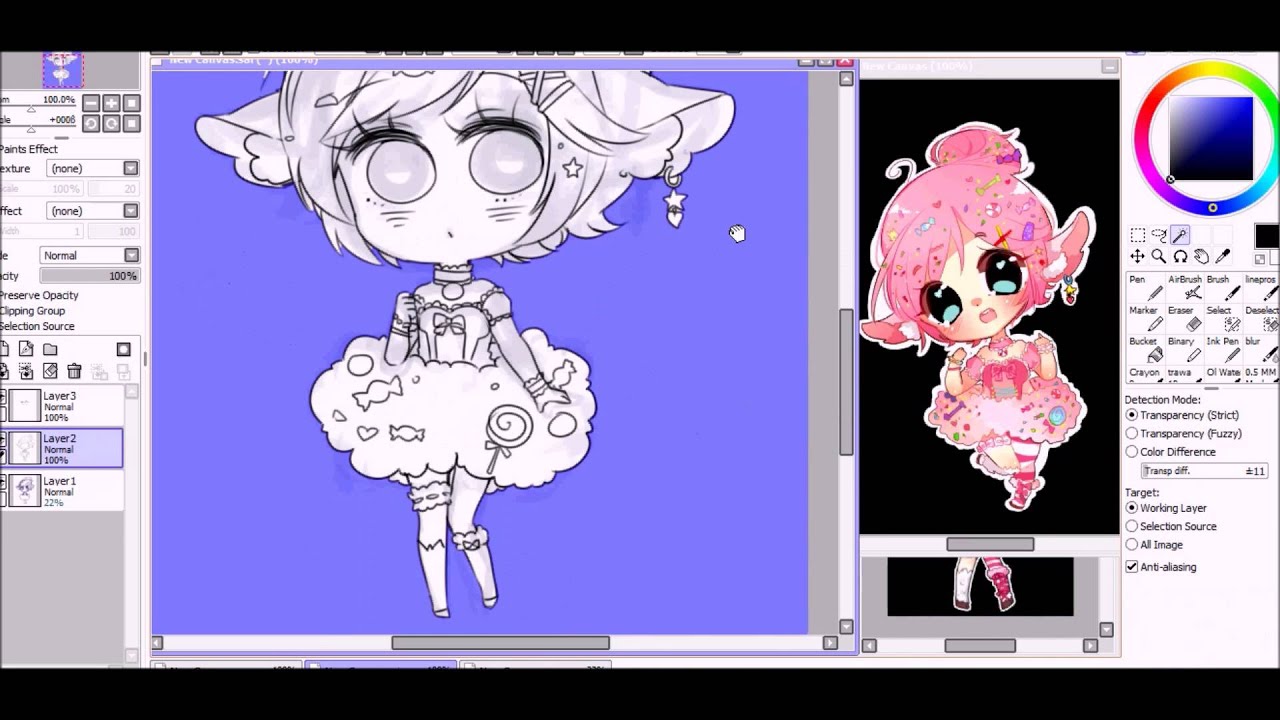 Chibi speedpaint - Kiriban prize【Natx】