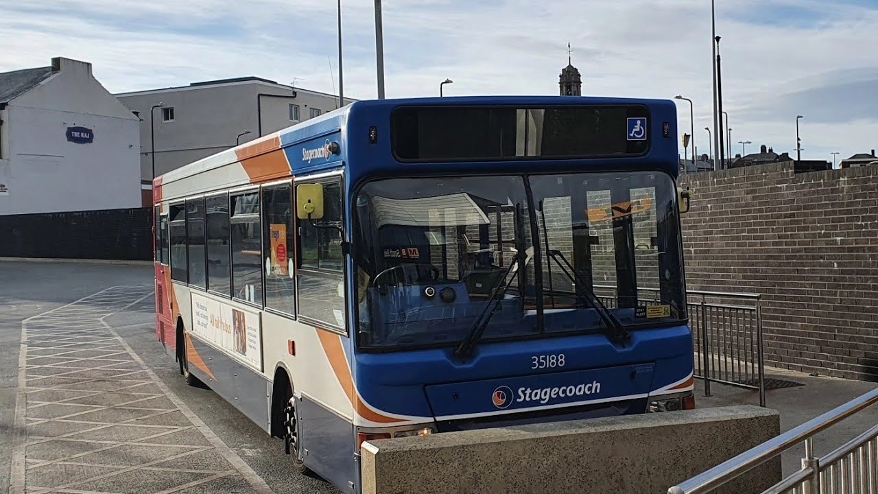 EXPRESS DART: Route X20 | NK56FFH/35188 - Stagecoach North East: Dennis Dart SLF/Alexander Pointer 2