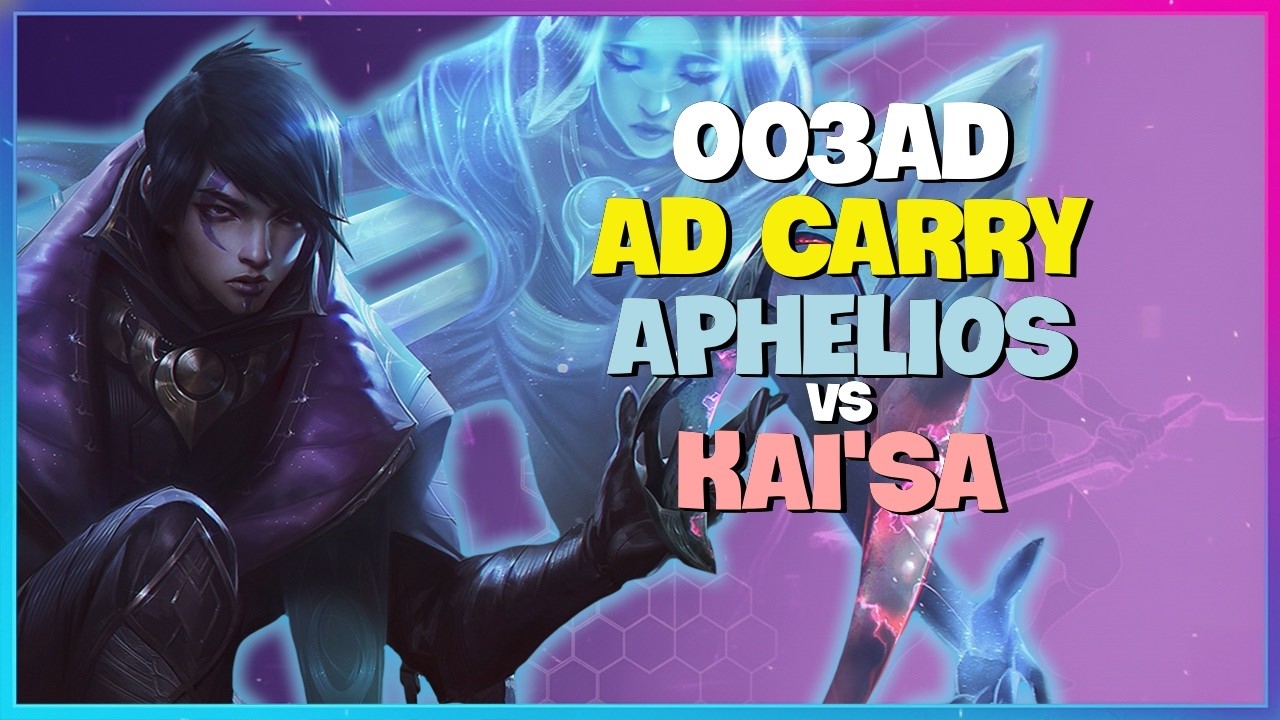 Rank 1 Aphelios : This Dude is CRUSHING Kai'Sa with DEVASTATING Kiting - Engsub
