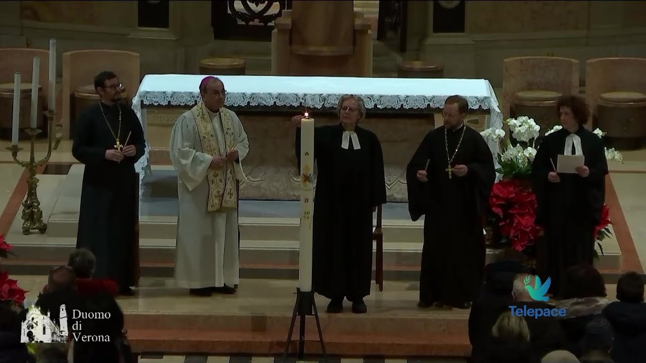 Celebrazione per la chiusura della settimana di preghiera per l’unità dei Cristiani