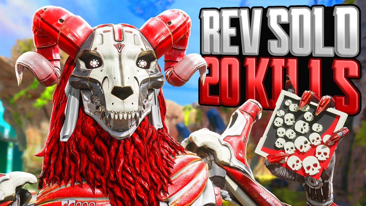 SOLO Revenant 20 KILLS and 4,000 Damage Apex Legends Gameplay Season 21
