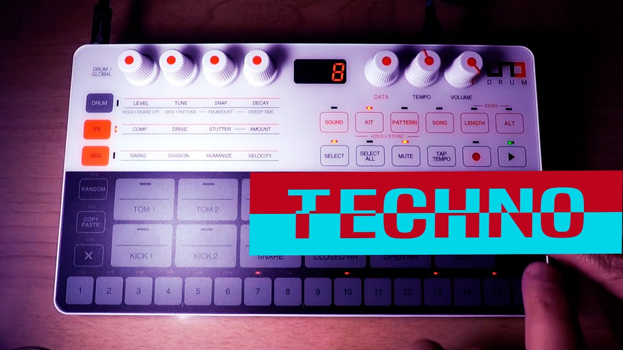 ☢ IK UNO Drum Techno JAM with Factory Kits modded... ☢