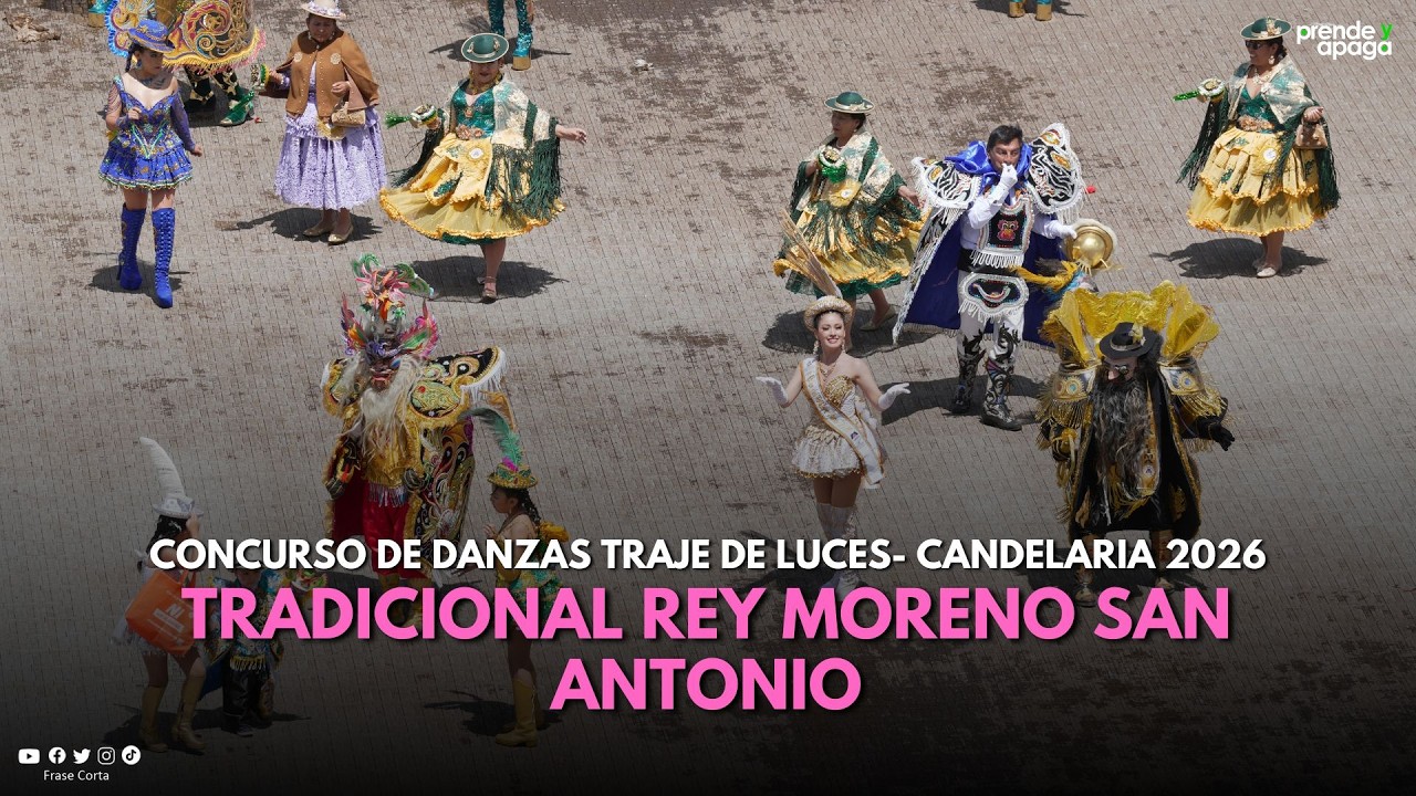 #Puno: Tradicional Rey Moreno San Antonio - Festividad Virgen de la Candelaria 2026