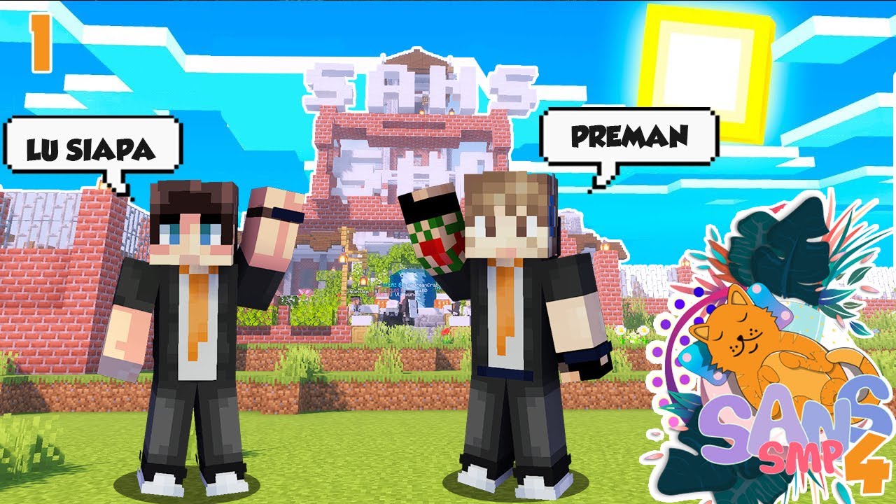 STRESMEN DAN ODO MENJADI MURID DI SANS SMP S4!!! #1