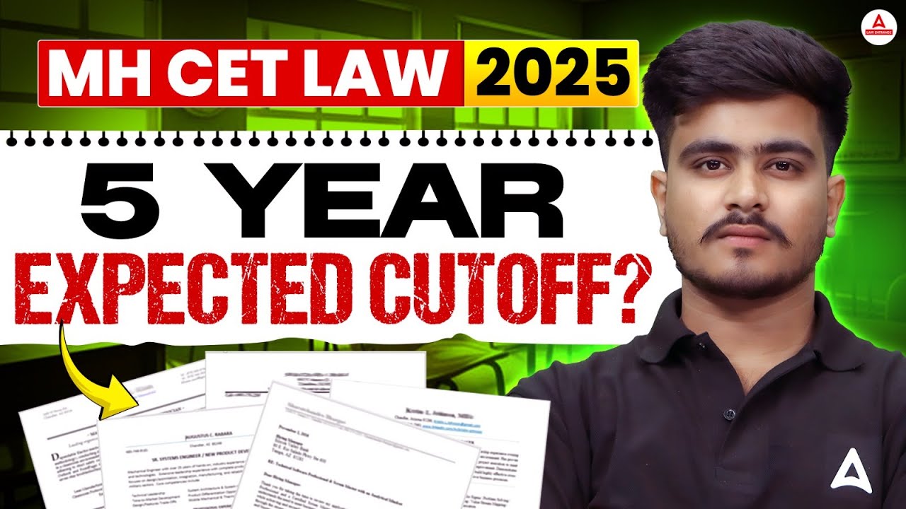 MH CET Law 2025 Cut Off (5-Year LLB) | Top Colleges & Category-Wise Safe Score