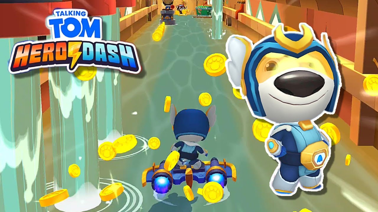 Talking Tom Hero Dash Hurricane Hank Christmas Score Madness event