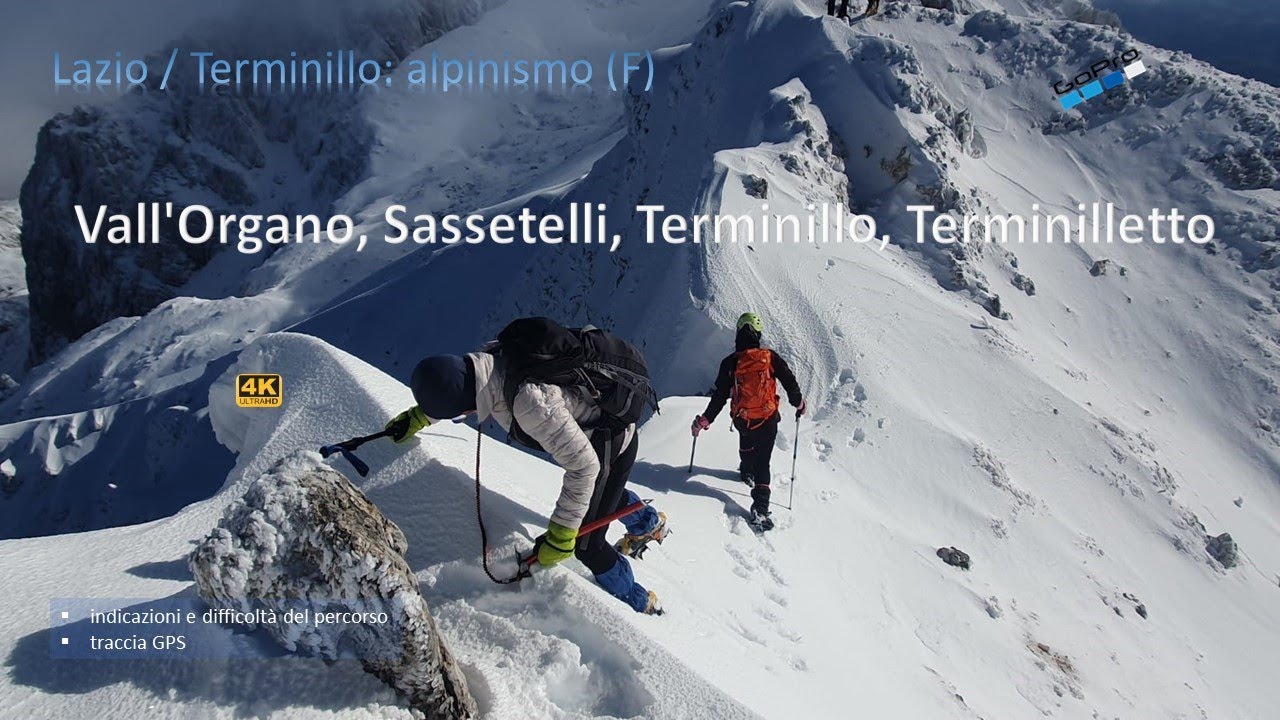 Vall'Organo, Sassetelli, Monte Terminillo, Terminilletto. Lazio, Terminillo: alpinismo (F)