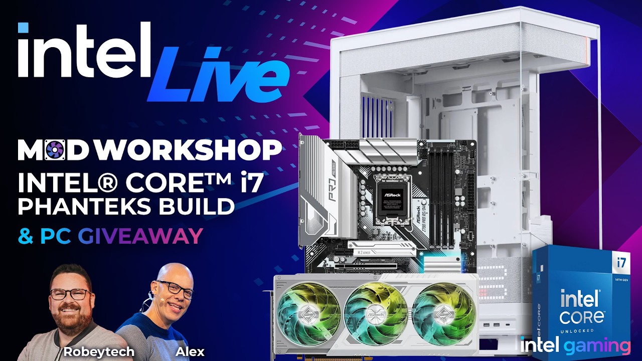 PC Giveaway + Intel Gaming Integrations and a Phanteks Evolv X2 Matrix Gaming PC Build