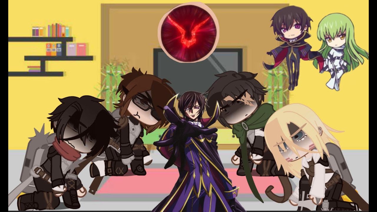 Aot react to eren as lelouch/au/ Attack on titan x Code Geass/
