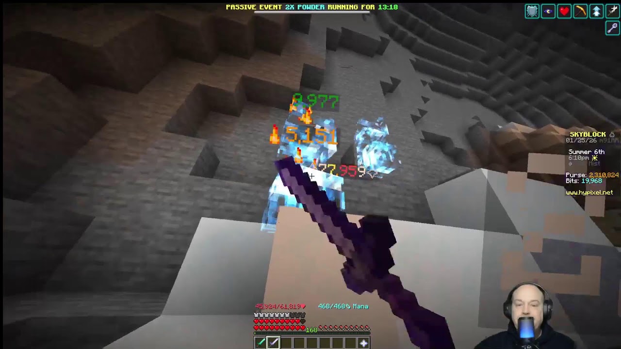 Grinding Ghost For Plasma on Ironman On Hypixel Skyblock