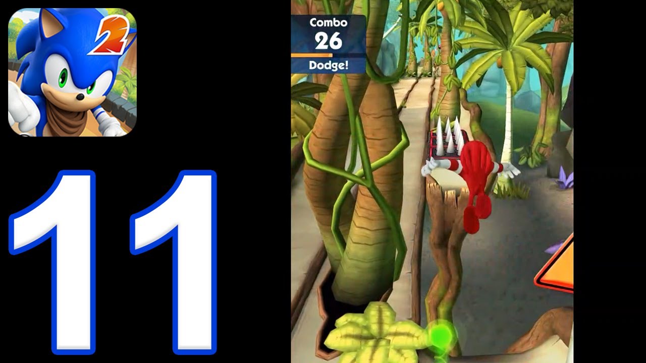 Sonic Dash 2: Sonic Boom - Gameplay Walkthrough Part 11 - Level 11-12 (iOS, Android)