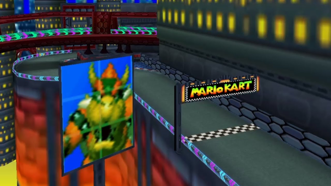 Amazing Mario Kart 64 Custom Track - 3DS Neo Bowser City