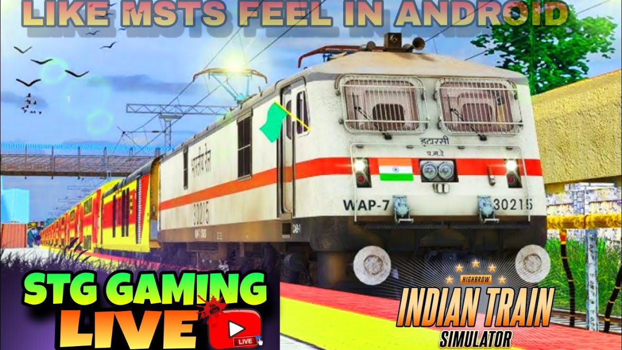 LIVE 🔴 Indian Train Simulator | Train Simulator 2025 | STG GAMING 