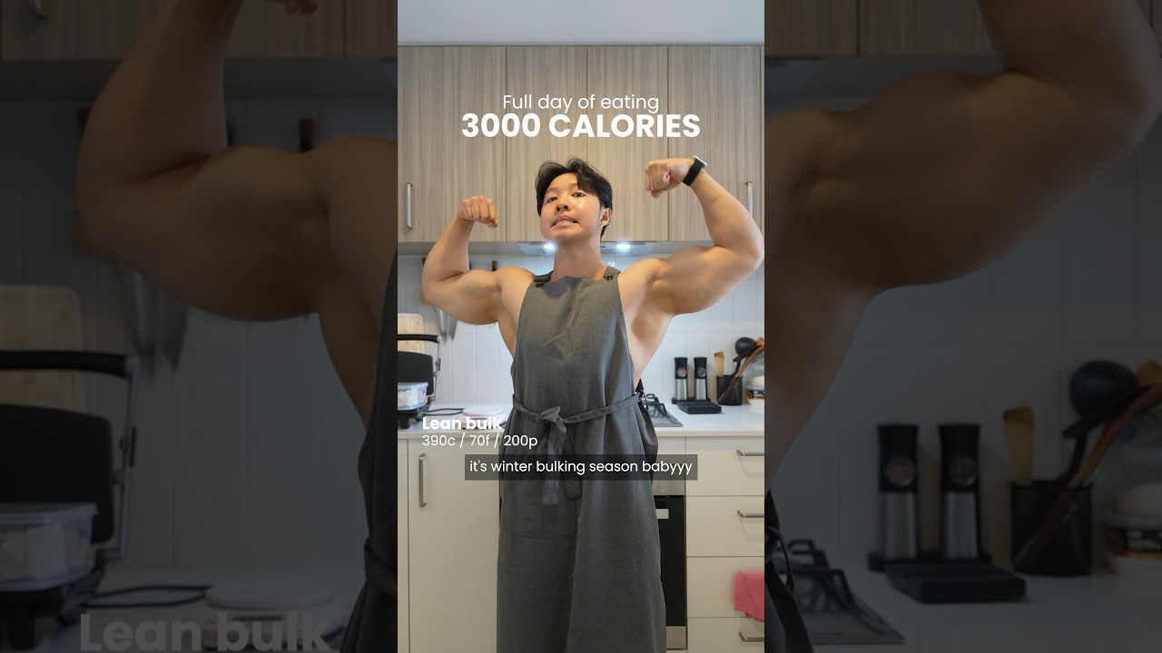 Full day of eating 3000 calories (lean bulking edition)