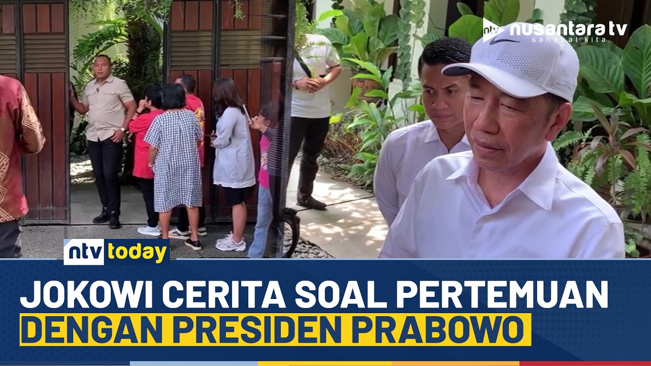 Jokowi Bongkar Isi Pertemuan dengan Presiden Prabowo di Istana Merdeka | NTV TODAY
