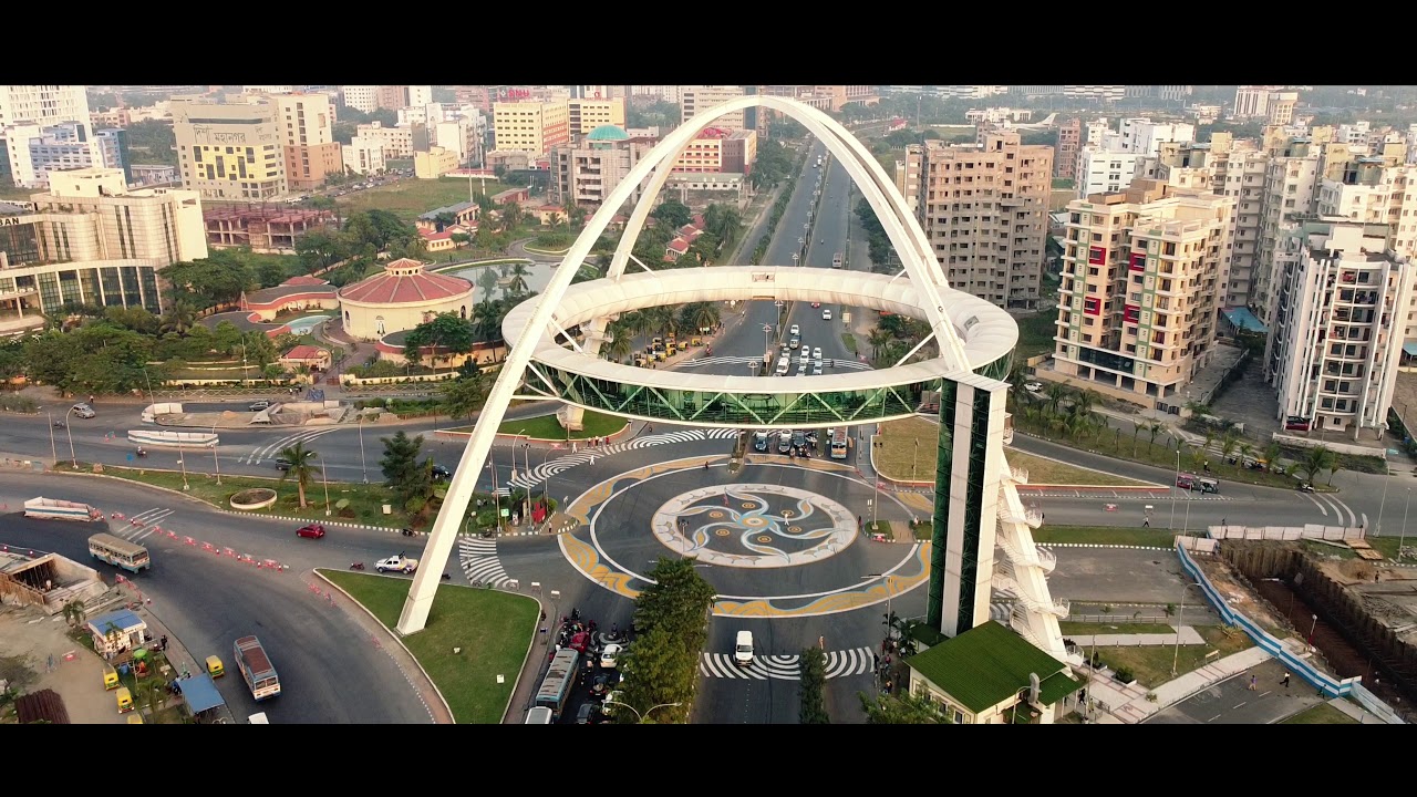 Awesome Drone shoots in kolkata | Biswa Bangla gate | Dji mavic mini
