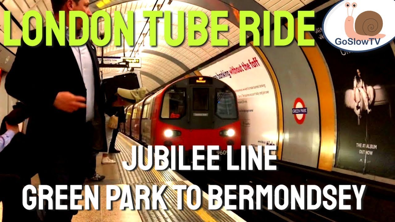 London Underground Tube Ride | Green Park To Bermondsey | Jubilee Line | Slow TV | 2019