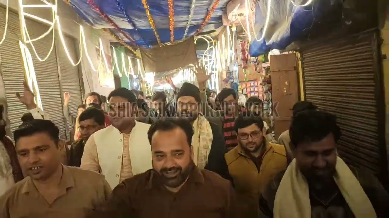 13 Rajab Ali Day Shikarpur up India 🇮🇳 2026 3 January #yaaliعmadad 