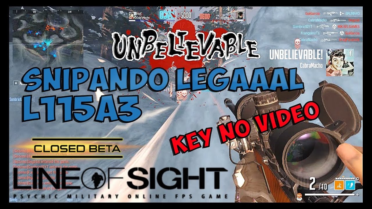 Line Of Sight - SNIPANDO LEGAAL MAAH / KEY NO V&Iacute;DEO / L11A53
