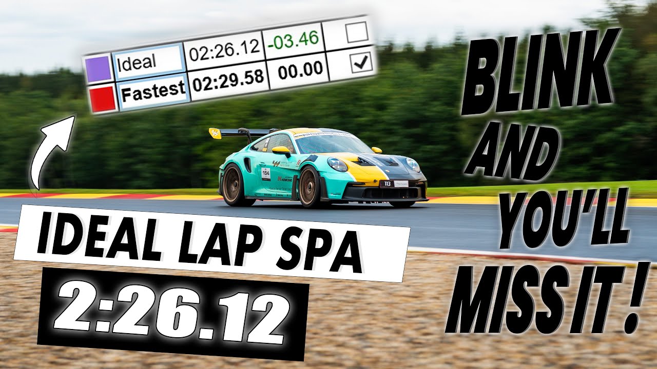Ideal Lap - Porsche GT3RS - Spa Francorchamps - 2:26:12
