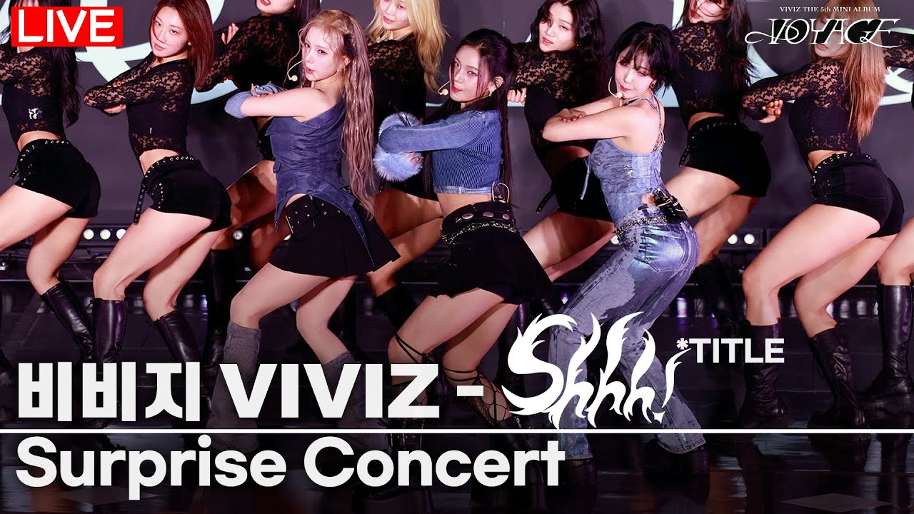 [LIVE] 비비지 VIVIZ - 'Shhh!' 첫무대 공개 | Guerilla Stage in Hangang
