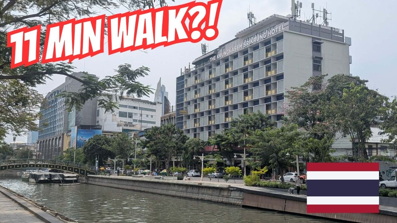 Bangkok Budget Hotel With a Canal Taxi Right Outside