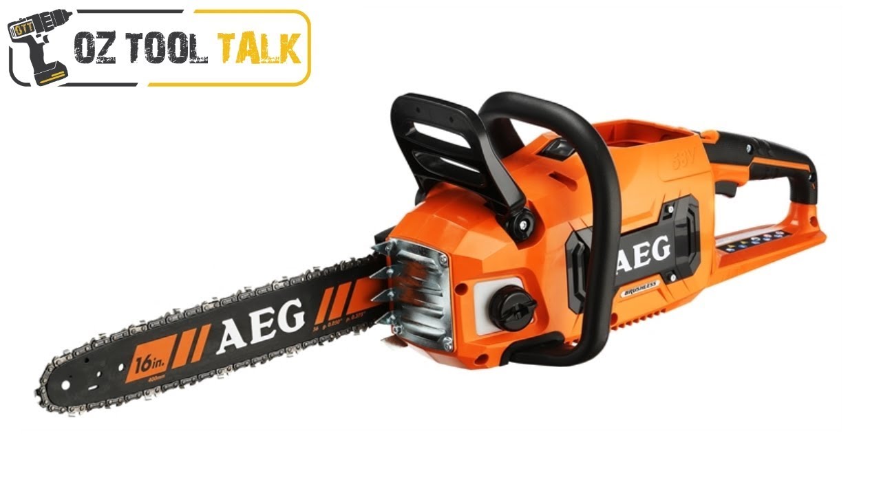 AEG 16-inch 58V Chainsaw - Brushless ACS58B200