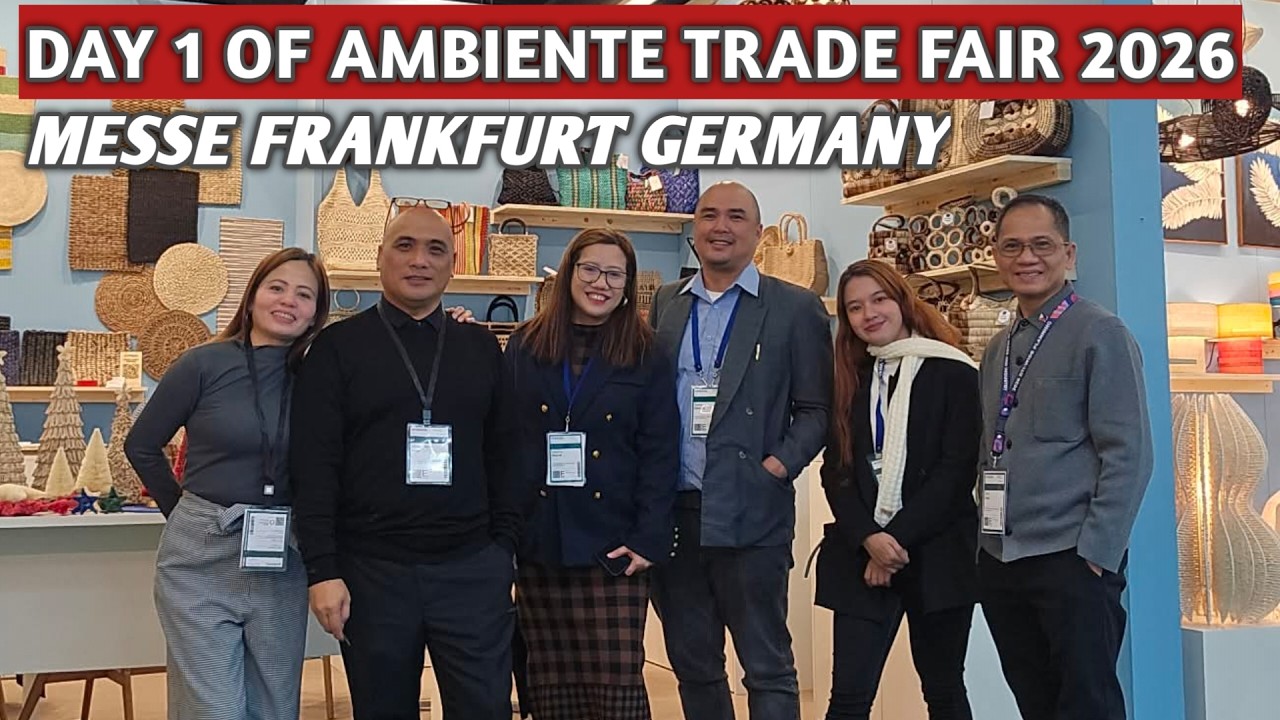 GERMANY VLOG - EXPLORING FRANKFURT GERMANY | DAY 1 AMBIENTE TRADE FAIR 2026 Messe Frankfurt Germany