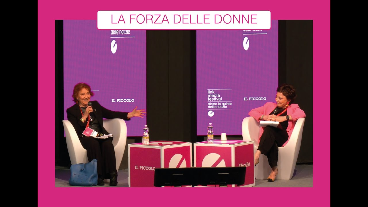 Giannola al panel La forza delle donne al Link Media Festival