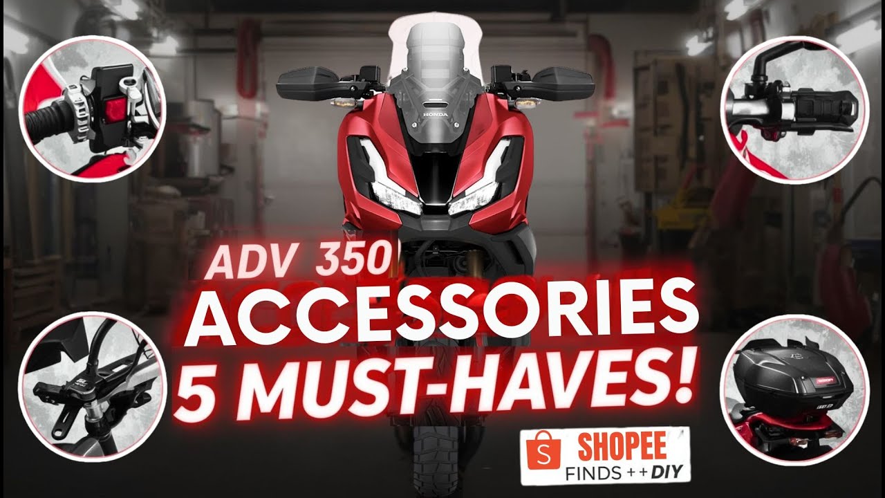 Аксессуары для Honda ADV 350 — 5 необходимых вещей (находки Shopee + улучшения своими руками!)