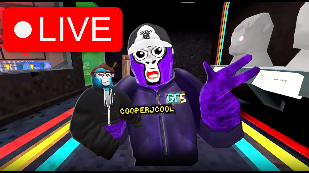 Gorilla Tag LIVE (code:cooperjco) #gorillatag #gorillatagvr