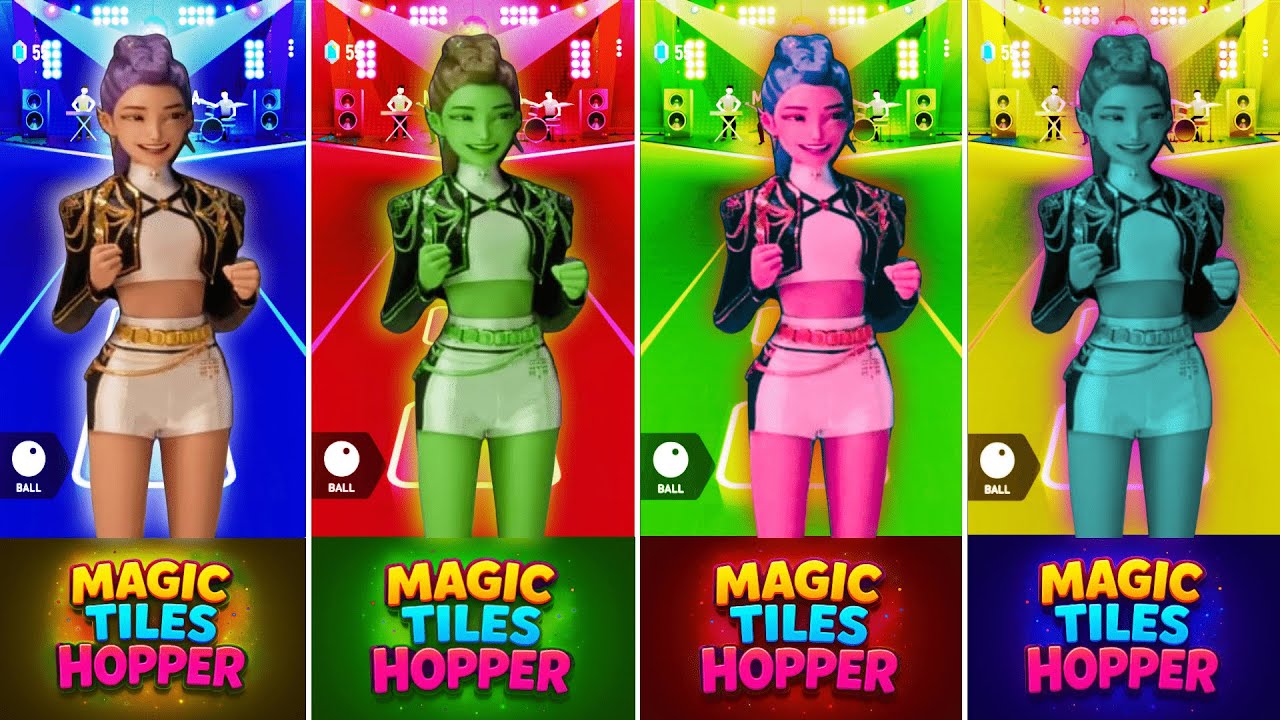 K-Pop Demon Hunters RUMI 💥 Magic Tiles Hopper 🎶 Megalovania Epic Rhythm Battle 2025