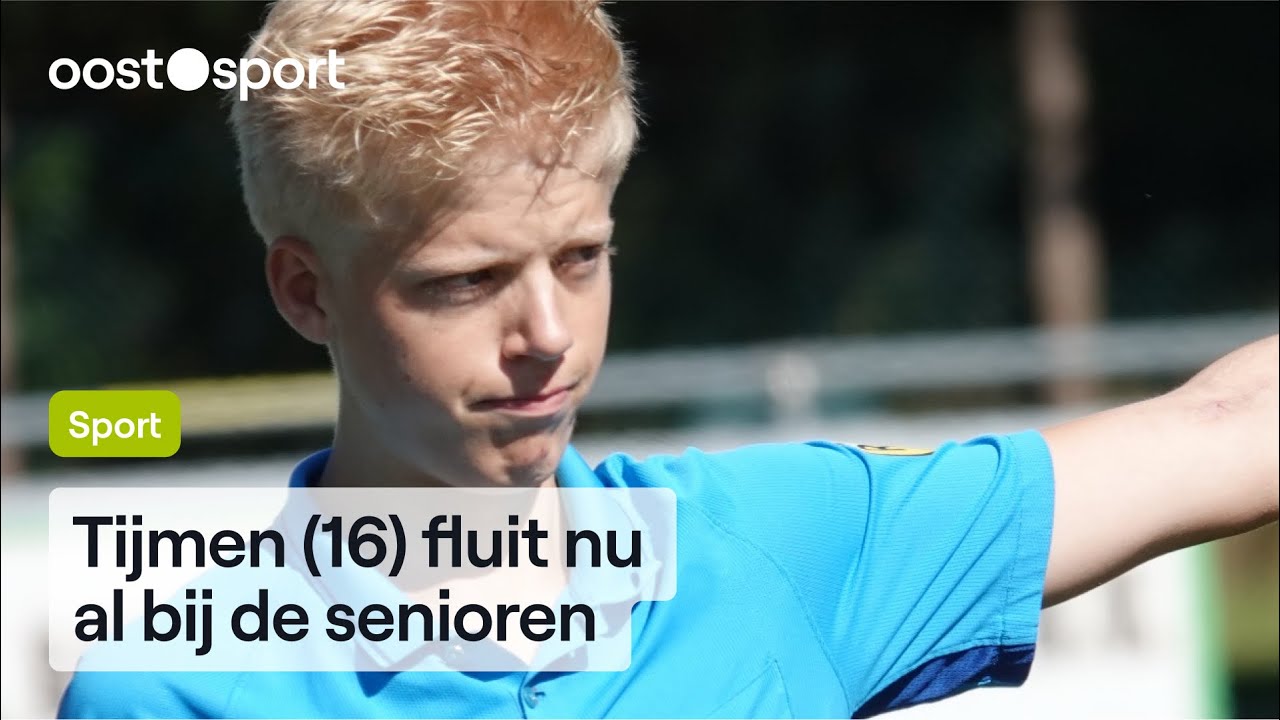De grote droom van Thijmen (16) is scheidsrechter worden in de Eredivisie | Oost